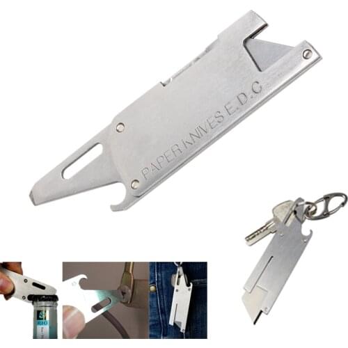 Utility blade pocket tool multipurpose paper knife cutter package opener sharp razor cut multi parcel letter open multifunction