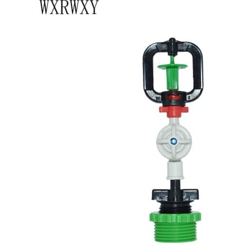 Wxrwxy Irrigation rotating sprinkler G1/2 male G3/4 irrigation Connector Hanging Assembly Sprinklers garden 2pcs