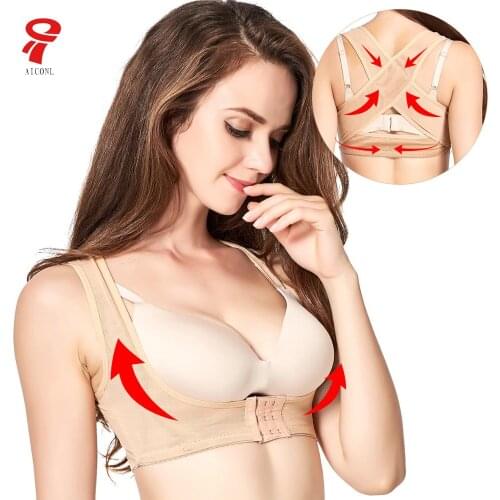 Women Chest Brace Up Hunchback Posture Shape Corrector X Strap Vest Prevent Chest Sagging Correct Posture Adjustable Underwear