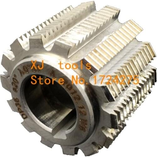 1PCS DP8/DP9/DP10/DP11/DP12/DP14/DP16/DP18/DP20/DP22/DP24 PA20 degrees HSS Gear hob Gear cutting tools Free shipping