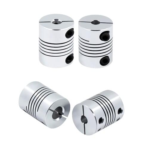 1Pcs Aluminium Alloy 20x25mm CNC Motor Flexible Jaw Shaft Coupler Coupling 4mm/5mm