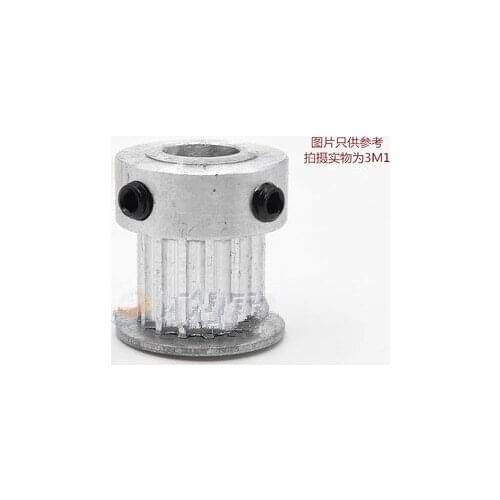 3M 16T HTD tooth 16 Pitch 3mm Bore 4/5/6/6.35/7/8mm Synchronizing wheel Timing PulleysStepper Servo motor ROBOTIC 3D Printer