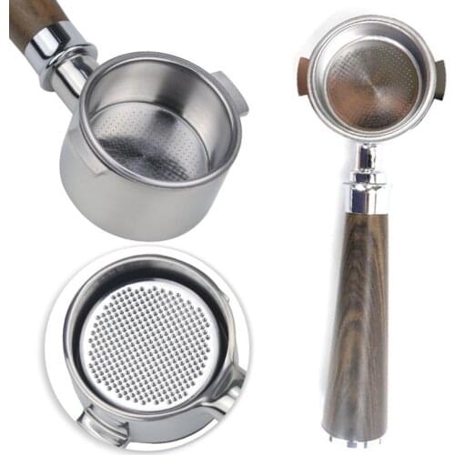 51mm Portafilter Coffee Bottomless Filter For Delonghi Eco310 Ecp35.31 EC155M/BCO430/BCO432 Replacement Filter Basket