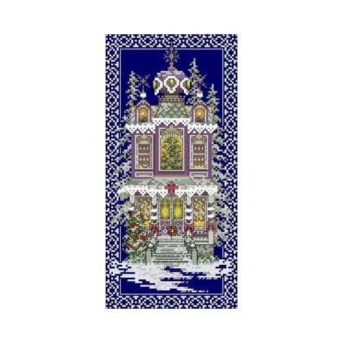 Amethyst Manor Counted Cross Stitch 11CT 14CT 18CT DIY Chinese Cross Stitch Kits Embroidery Needlework Sets