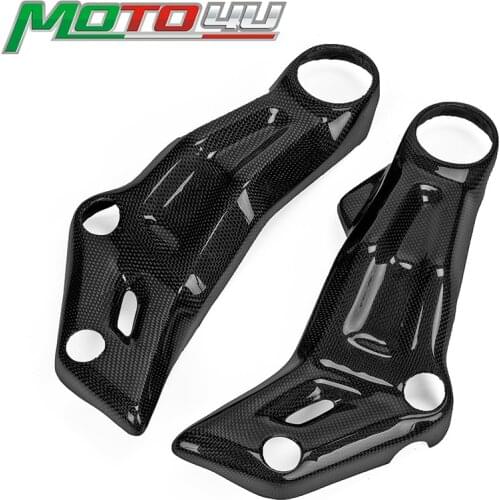 For Yamaha MT07 MT-07 2 FZ07 FZ-07 2014-2018 Carbon Fiber Frame Side Cover Engine Panel Trim Fairing Cowl