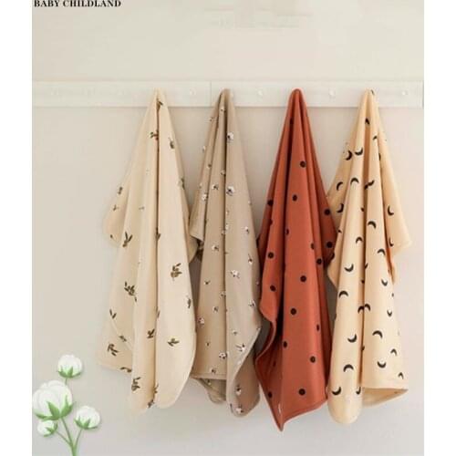 Baby Blankets Newborn Infant Baby Swaddle Wrap Cotton Soft Sleepsack Receiving Blanket Photography Prop Blanket Baby Bath Towel