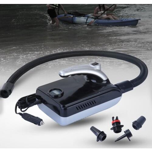 Kayak Electric Air Pump 12V Quick Air Inflator with Digital Display For Inflatable Stand Up Paddle Board Boat Electric Equipment