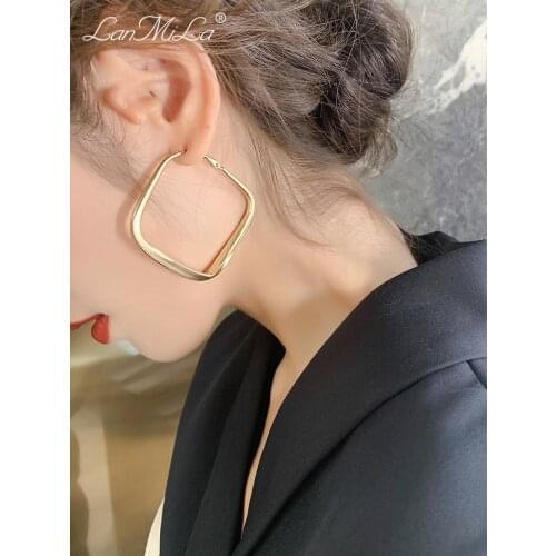 LANMILA Women's Gold Earrings