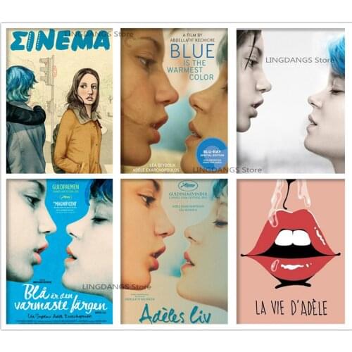 5d Diy Diamond Painting Movie Poster Le Bleu Est Une Couleur Chaude Diamond Mosaic Embroidery Cross Stitch Kits Home Decor Gift