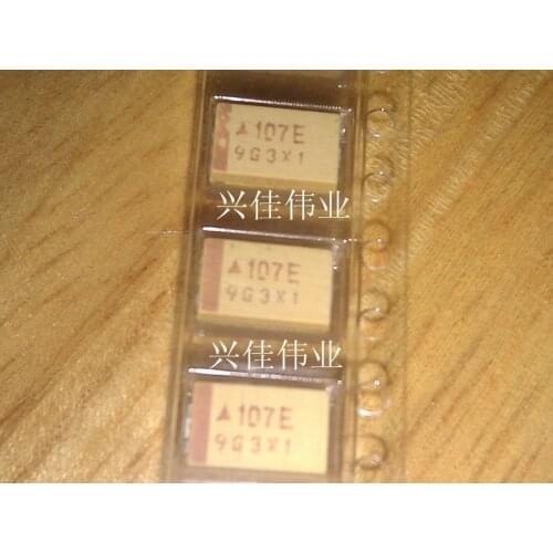 Original 20pcs/ 25V100UF 107 100UF 25v D7343 D Tantalum Capacitor