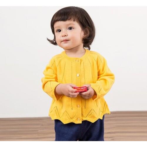 Baby Boys Girls Cardigan Autumn Cotton Sweater Top Baby Children Clothing Boys Girls Knitted Cardigan Sweater Kid Spring Clothes