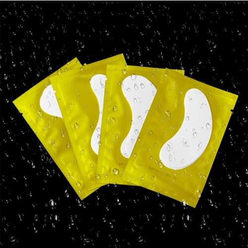 Yelix 20 Pairs eyelash pads under eye patch eyelash extension eye patches for eyelash Extension tools Paper Sticker makeup