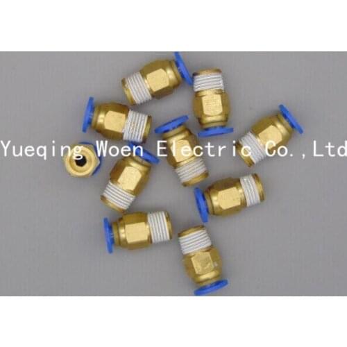 PC4-M5 4mm Pneumatic Connectors male straight one-touch fittings PC5/32-M5