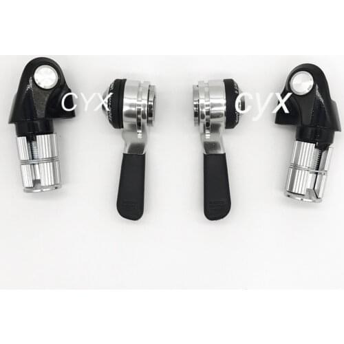 MicroSHIFT 9 Speed TT Bar End Shifter BS-A09 2x9 / 3x9 Speed Road Bicycle Shift End Bar Compatible for Shimano