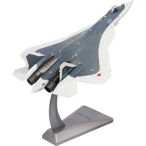 Russia Air Force T-50 Su57 Su-57 stealt fighter Model toys Metal aircraft plane Military enthusiast collection model airplane