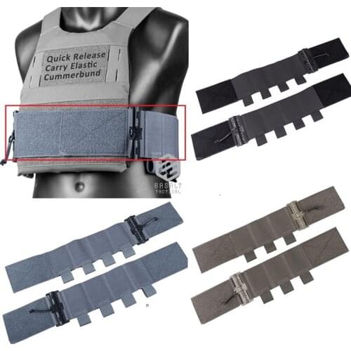Outdoors Tactical Military FCSK LV119 FCPC Tactical Vest Quick Release Buckle Set Elastic Cummerbun Waist Cover