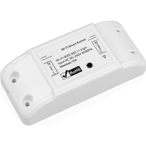 10A Universal Wifi Switch DIY Wireless Remote Control Smart Home Automation Light Relay Module 90-250v Controller 50-60hz