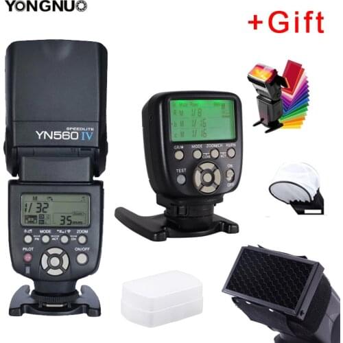Yongnuo YN560IV YN560 IV YN 560 Flash Speedlite With YongNuo YN560-TX II Trigger Controller for Canon Nikon Fuji Camera