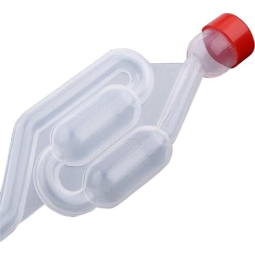 High quality Exhaust One-way Home Brew Wine Fermentation Airlock Air Lock Check Valve Water Sealed Valves Plastic Air Lock 17cm