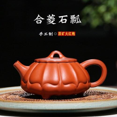 Yixing recommended all hand famous ore mud and zhu ling stone gourd ladle pot of kung fu tea teapot mixed batch