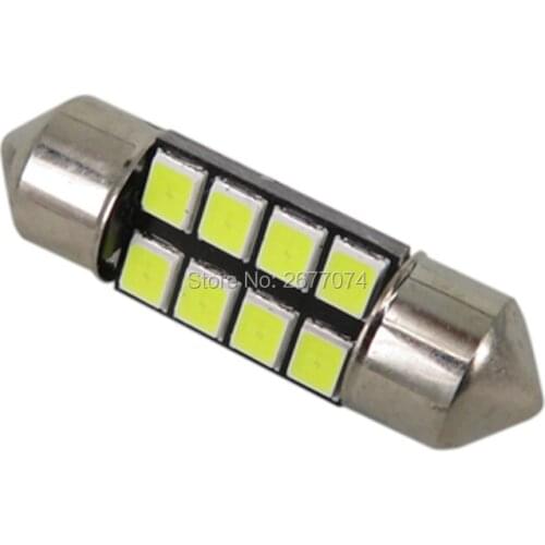 1.5w DC12V White 36MM Festoon 8SMD 2835 led light led lamp light reading light license plate light 10PCS JTCL109-ly