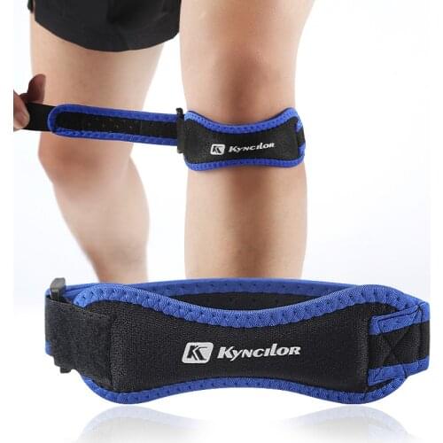 1PCS Adjustable Knee Patellar Tendon Support Strap Band Knee Support Brace Pads for Running Basketball Soccer Outdoor Sports