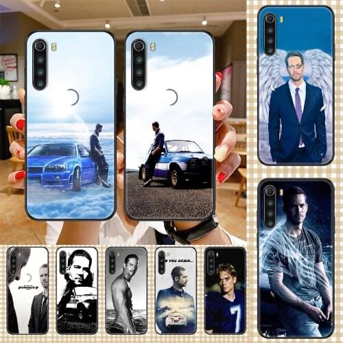 Paul Walker Fast & Furious Phone case For Xiaomi Redmi Note 7 7A 8 8T 9 9A 9S 10 K30 Pro Ultra black trend cell cover painting