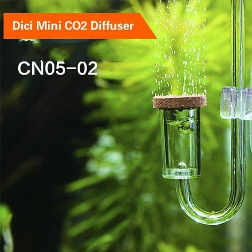 Dici Ku Nuo CO2 Diffuser Refiner Mini CO2 Slim Atomizer Fish Tank Aquarium