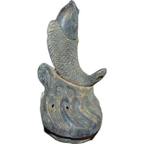 China copper Come from FOLK Collection Old decoration Old bronze Fish statue