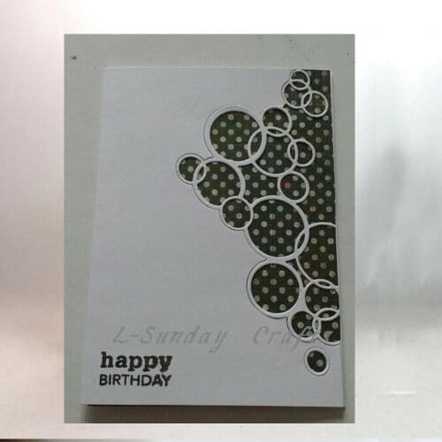 L-Sunday Crafts Die Cuts Metal Cutting Dies Circles Stencils Scrapbooking Embossing Cardmaking Paper Crafts Decor