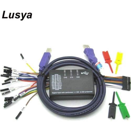 Saleae USB Logic 100MHz 16Ch Logic Analyzer for ARM FPGA H2-002