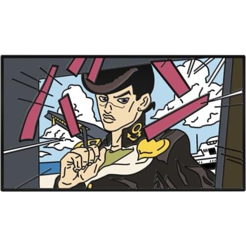 Bizarre Adventure Broock Josuku Enamel Pin Collectibles Animation Art Character Jewelry