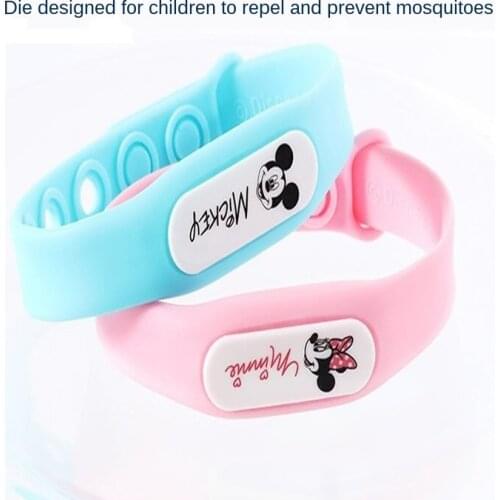 Disney New Summer Childrens Student Sports Class Mosquito Repellent Bracelet Citronella Essential Oil Tablets