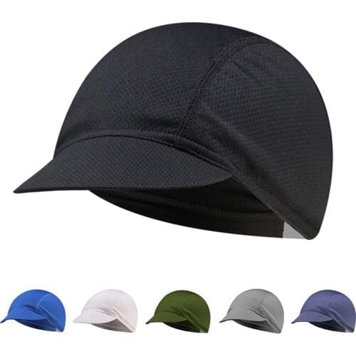 Solid Color Mesh Breathable Cycling Bicycle Bike Cap Sun Protection Fishing Hat