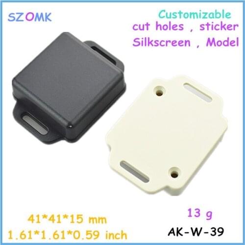 Plastic box for electronic project (20pcs)41*41*15mm instrument housing case control box electro shocker handheld abs enclosure