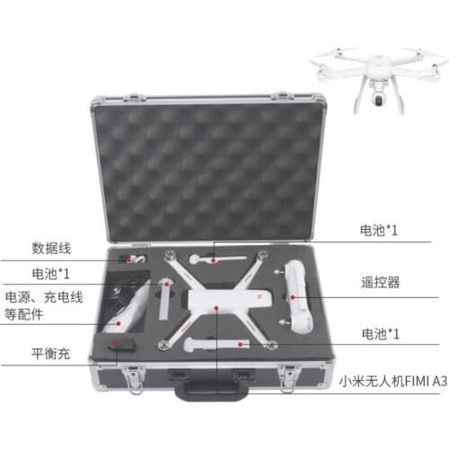 Portable Shockproof Bag For Xiaomi Fimi A3 RC QUADCOPTER RC DRONE Carrying Case Aluminum Hard Travel Protect Case Storage