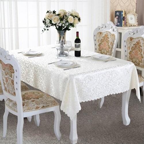 Rectangle Table Cloth Washable Microfiber Tablecloth Decorative Table Cover for Outdoor Banquet Party Kitchen Dining Room Decor