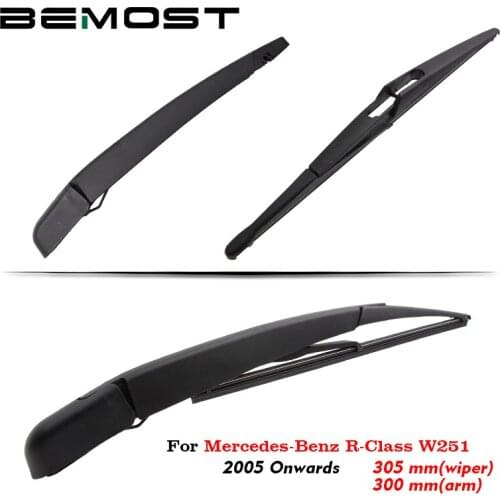BEMOST Car Rear Windscreen Windshield Wiper Arm Blade Natural Rubber For Mercedes Benz R-Class W251 305MM Year From 2005 To 2018