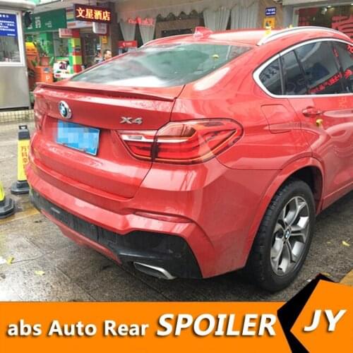 For BMW F26 X4 Spoiler 2015-2018 X4 F26 SPOILER High Quality ABS Material Car Rear Wing Primer Color Rear Spoiler