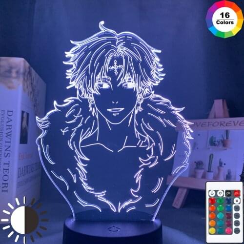 Hunter X Hunter Led Night Light Anime Lamp Kulolo for Bedroom Decor Nightlight Kids Children Birthday Gift Kulolo Light