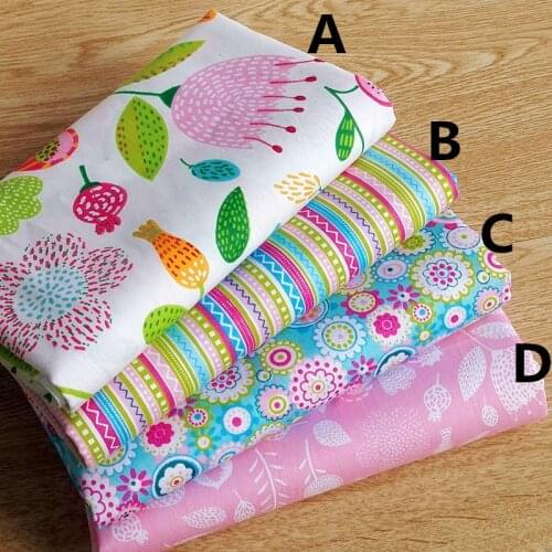 160CM*50CM shabby pink Floral dot cotton fabric patchwork fabric sewing DIY tilda doll cloth craft tecidos quilting tissue