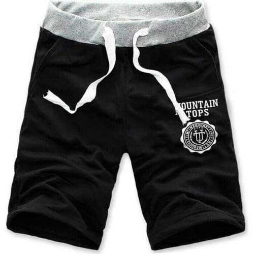 Comfortable Middle Waist Summer Women Men Casual Cotton Blended Beach Shorts Five Sub Pants Waistband Elasticized Cuffs #T2P