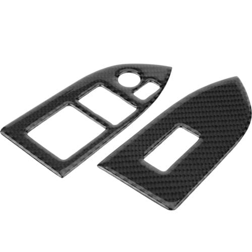 Carbon Fiber Car Window Switch Button Cover Trim Frame Sticker for Subaru BRZ/Toyota 86 2013 2014 2015 2016 2017 2018