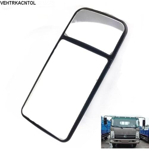 VEHTRKACNTOL 43x20cm Car Truck Front Wheel Mirror Side Mirror Blind Spot Rearview Mirror Dual Mirror