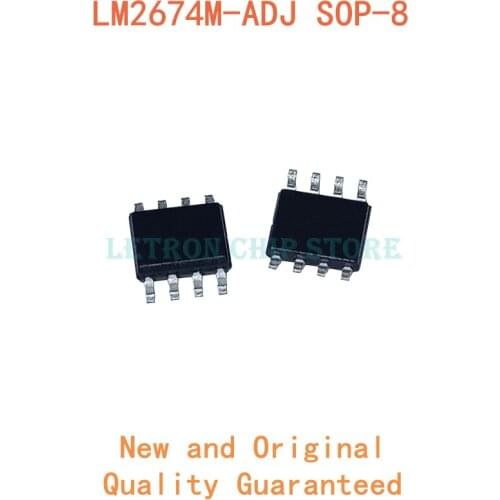 10PCS LM2674M-ADJ SOP8 LM2674MX-ADJ SOP-8 2674MADJ SOP 2674M ADJ SOIC8 SOIC-8 SMD new and original IC Chipset
