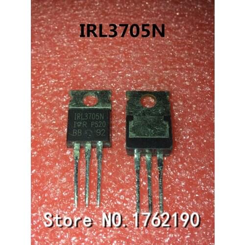 10PCS/LOT IRL3705N IRL3705NPBF TO-220 MOS field effect transistor