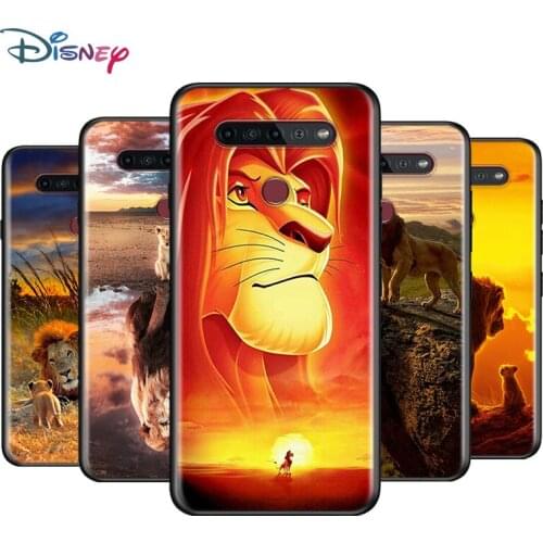 Black Soft The Lion King For LG K92 K62 K52 K42 K31 K22 K71 K61 K51S K41S K30 K20 G8 G8S G8X ThinQ Phone Case