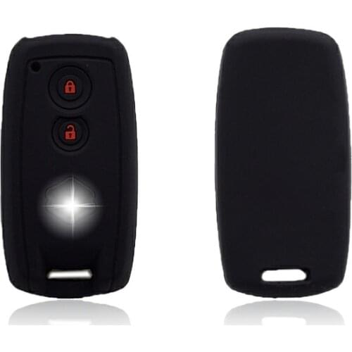 Cocolockey Car Key Case Fob for suzuki sx4 grand vitara swift 2Buttons Smart Keyless Silicone Key Cover Car Styling