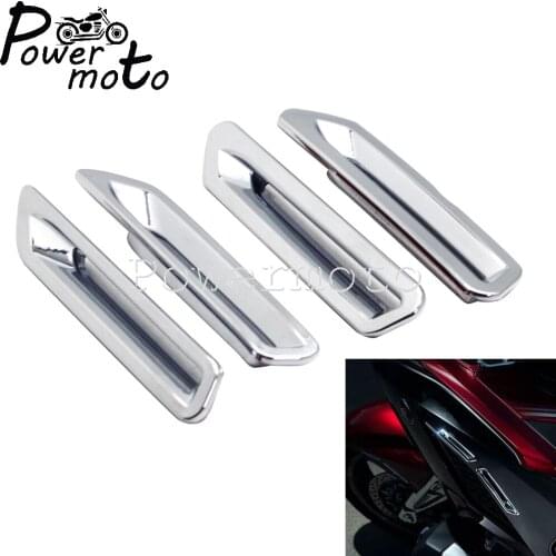 For Honda Goldwing 1800 Gold Wing GL1800 DCT Tour 4Pcs Motorcycle Radiator Slot Trim Air Radiator Vent Bezel Accent Decorative