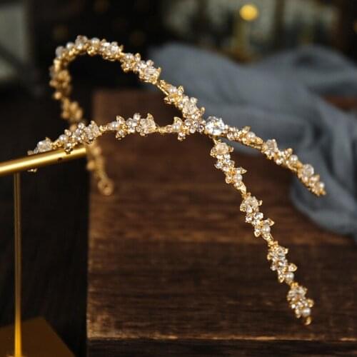 Double Row Cross Headband Luxury Shiny Rhinestone Inlaid Headband for Female Wedding Birthday Hair Accessories BN